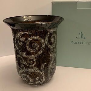 Partylite  Amaretto Swirl Large Hurricane P99001